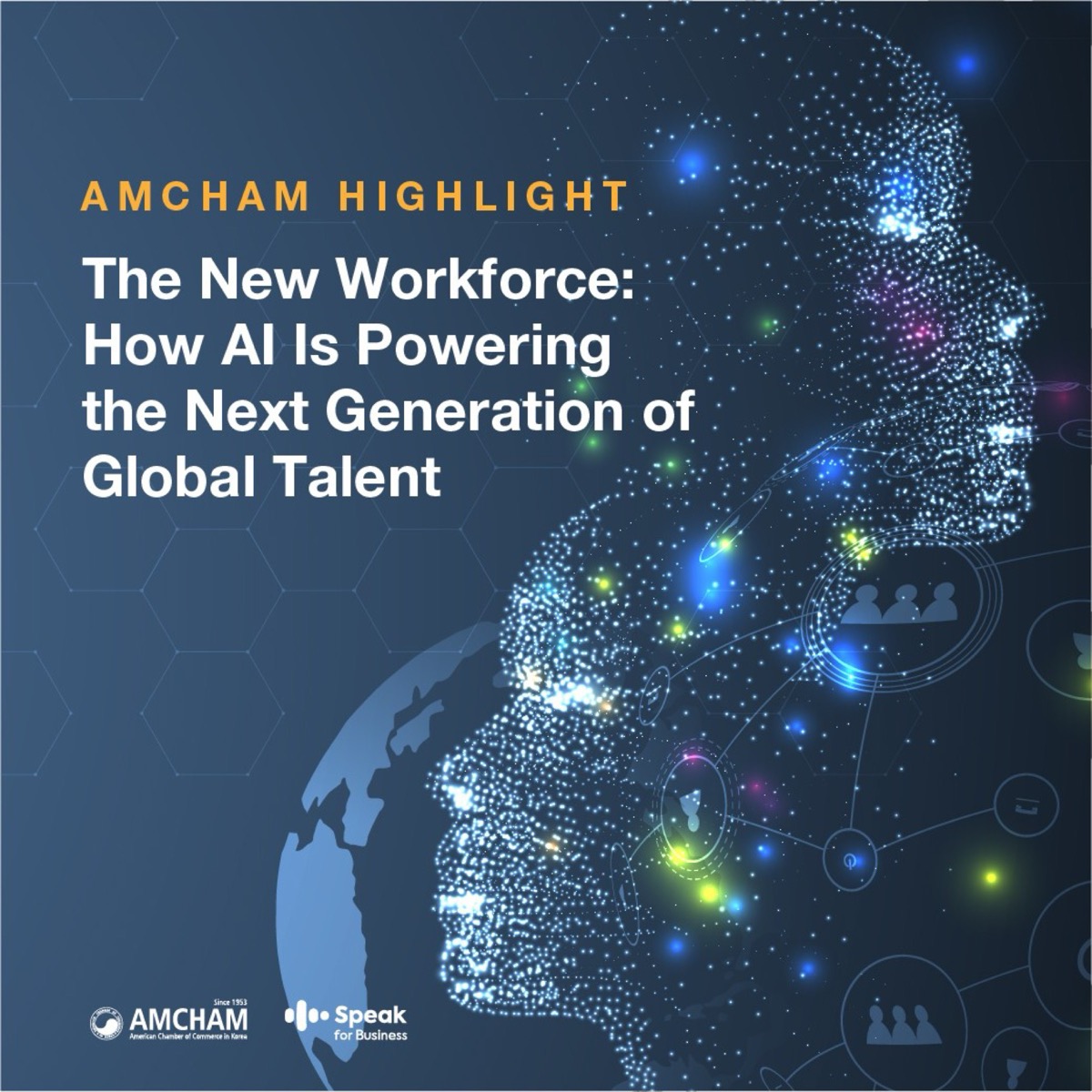 Artwork for an AMCHAM Highlight session on the new workforce